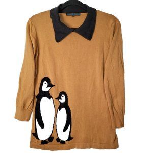 ModCloth Sugarhill Collection Penguin Knit top XXL